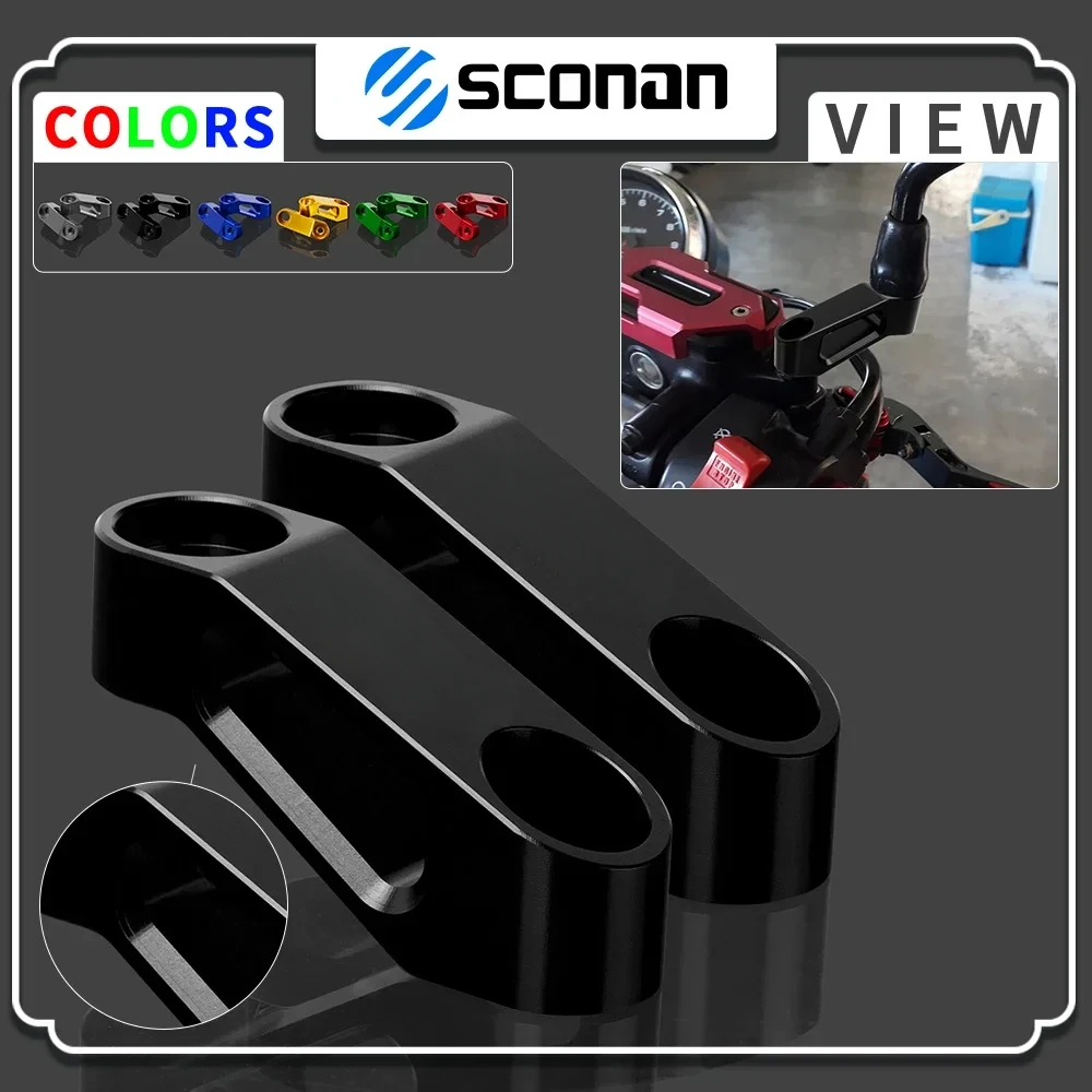 

For SUZUKI SV650S SV 650S SV650 S SV 650 S sv 650 s/x motorcycle CNC Aluminum accessories Rearview Mirror Extender Adaptor