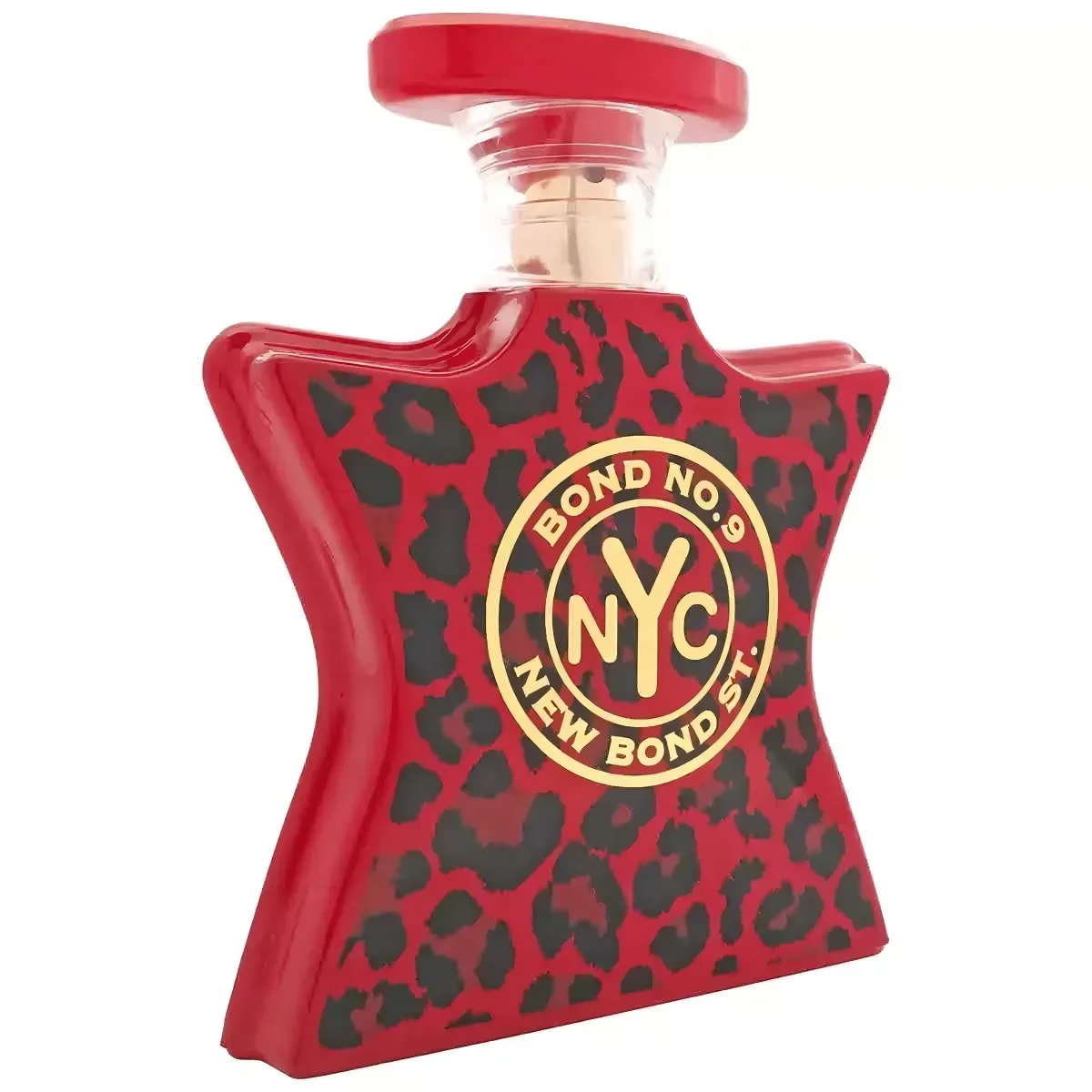 BOND NO.9 New York Style Red Leopard Eau De Parfum para Mujer y Hombre, Spray de Fragancia de Lujo de Larga Duración, Perfume con Aroma Dulce y Amaderado, Regalo, 3.4 fl oz / 100ml