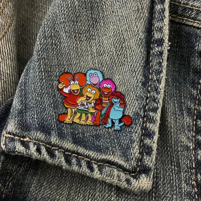 The Show Group Hug Enamel Pin Cartoon Brooch Badge for Backpacks Fashion Jewelry Gift