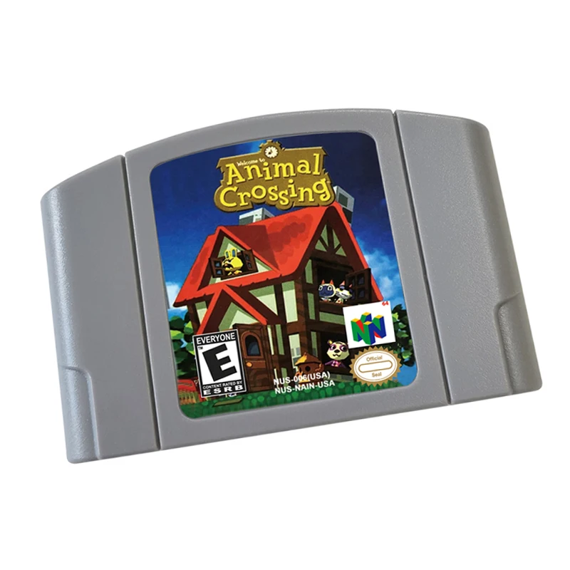 N64 games Cartridge-Animalcross NTSC Version Retro Games reconstructed