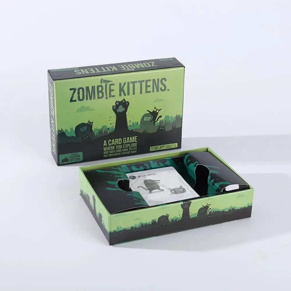 

Карточная игра Zombie Party, включает 61-карточки и иллюстрации, забавную настольную игра для вечеринок, карточную игра для всех возрастов.