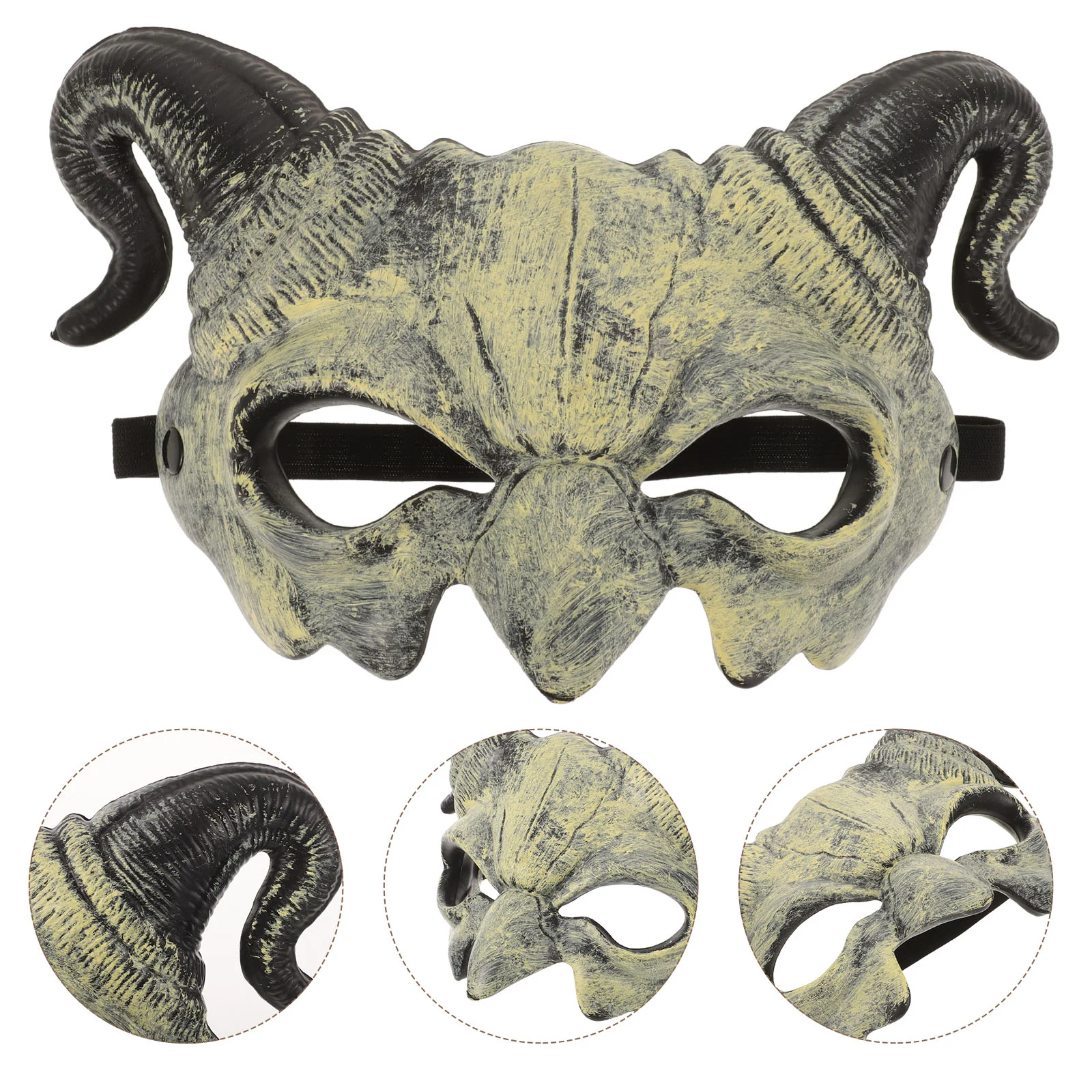 Maskerade Masker Half Ghost Halloween Kostuums Feest Rekwisieten Horror Peuter