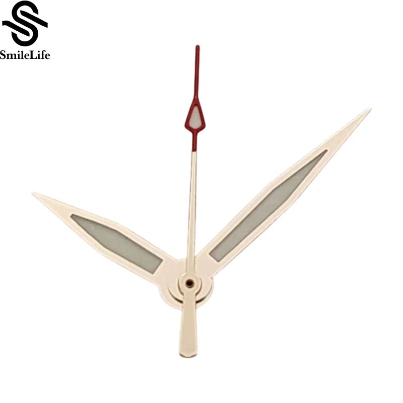 SmileLife Argento Orologio lancetta Argento-Rosso Secondo Fit NH35/NH36/4R/7S Movimento automatico Lancette dell'orologio Accessori Parti di orologi