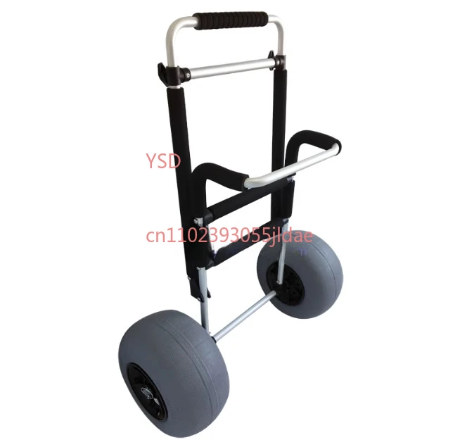 Y30003 Beach Tool Cart - Fishing Trailer, Aviation Aluminum, Foldable & Retractable
