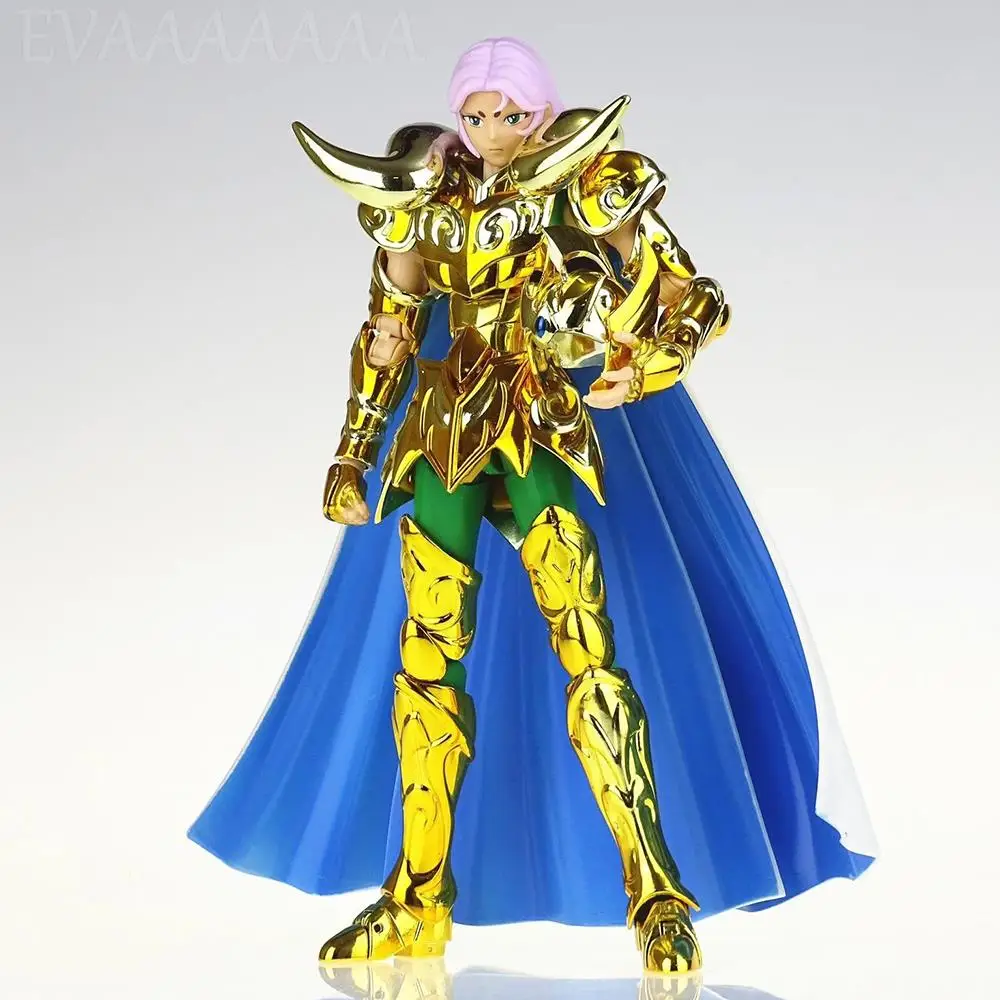 In Stock CS Model Saint Seiya Myth Cloth EX Aries Mu Include Metal Corner / Shion head Knights of the Zodiac Action Figure Toys