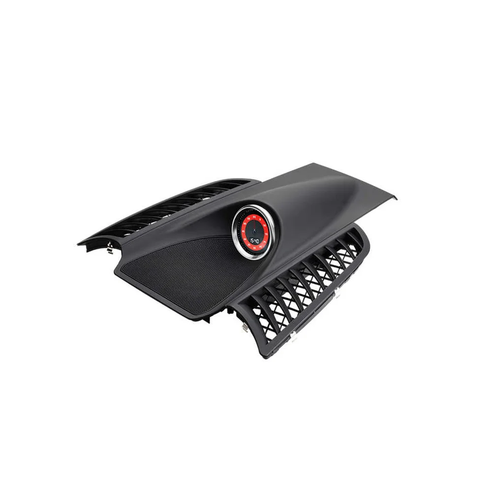 Center Dashboard Stopwatch Panel Cover With Compass Clock - Car Modification Accessory For Porsche Cayenne 2010-2017
