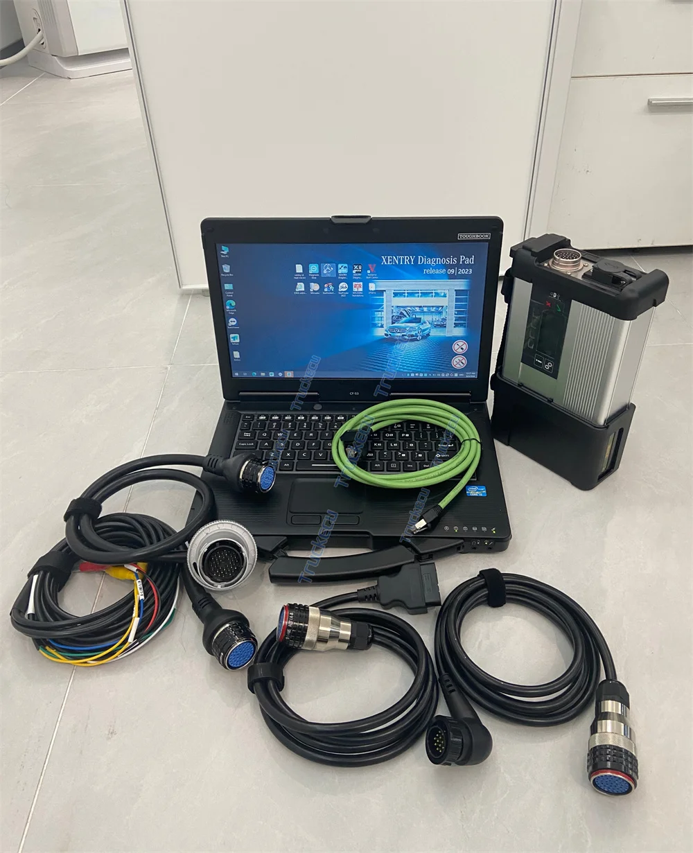 Workshop Star C5 SD Multiplexer CF53 Laptop Full System Multi‑Protocol Auto Scanner For Heavy‑Duty Truck & Private Car
