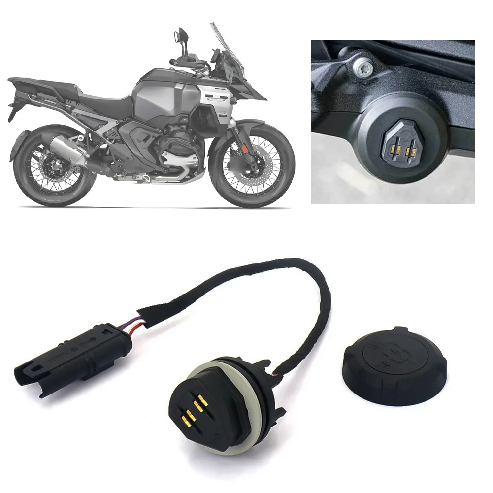 

DIY Assembly Charger Motorcycle USB Charger Outdoor Riding Accessories Built-in USB Port Convenient Locking Feature