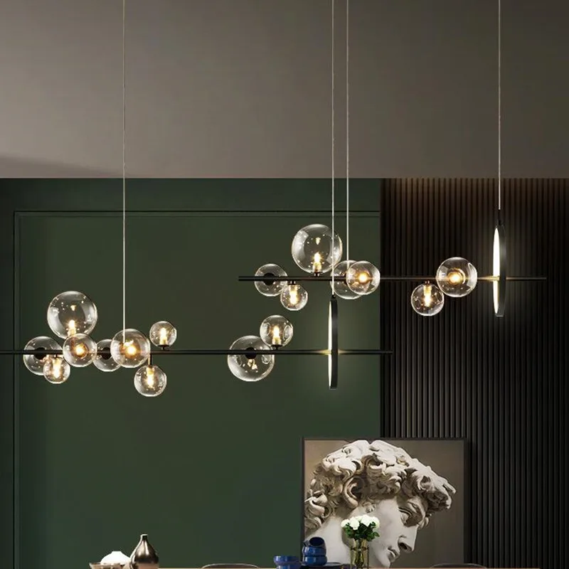 

Modern Glass Chandelier lighting Pendant Chandeliers G9 Sockets Light Fixture Home Lights Living Room Kitchen Indoor Lustre