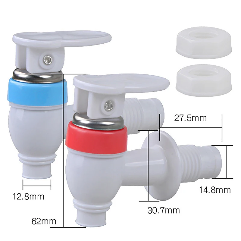 1pc Home Drinking Fountains Accessories Heating Integrated Machine New Plastic Water Dispenser Side Faucet Replacement