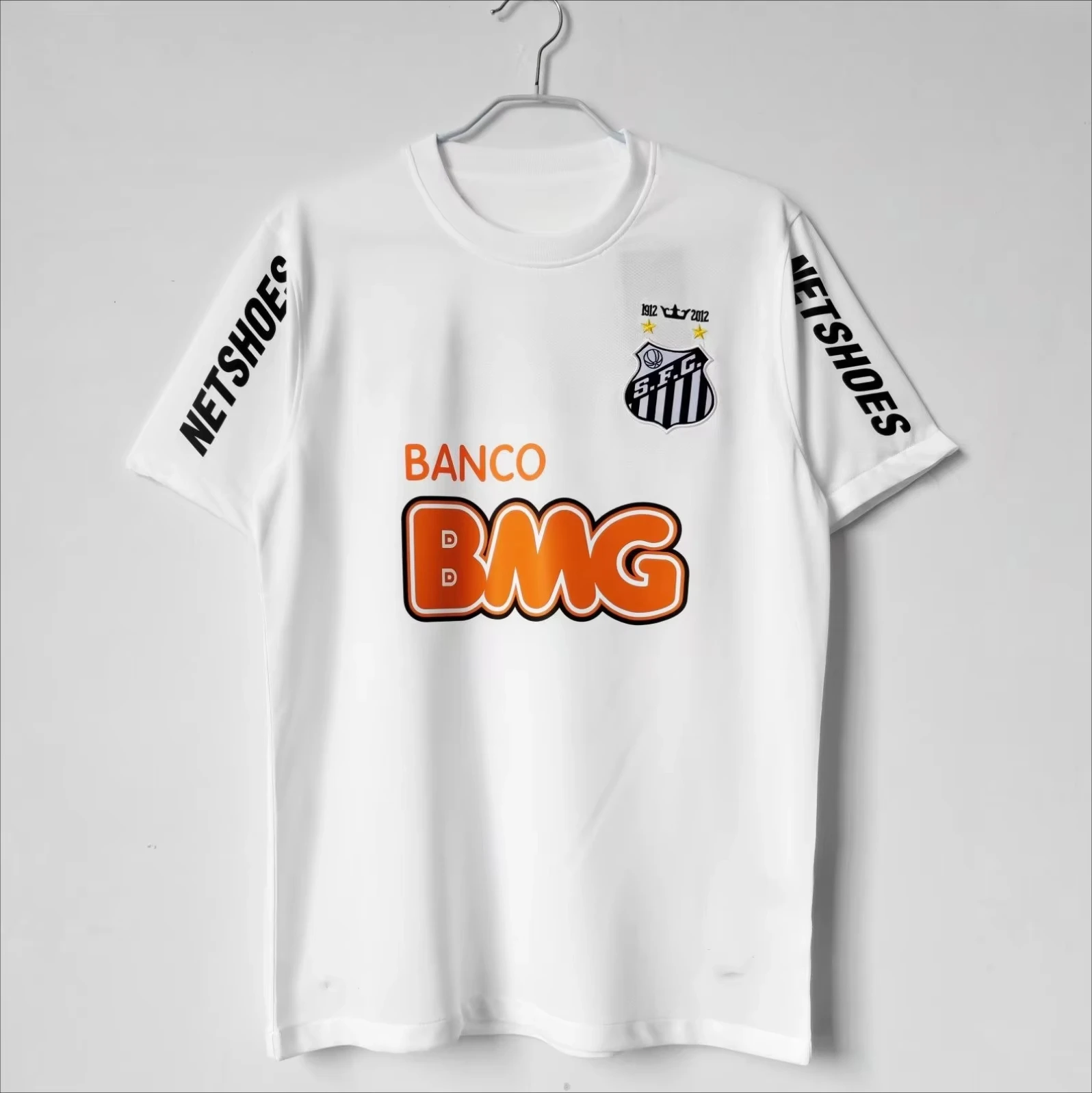 

Men's and Women's Classic Vintage 11-12 Santossi Print Cotton Football Jerseys Vintage Little Neymar Football Men's Wear Shirts