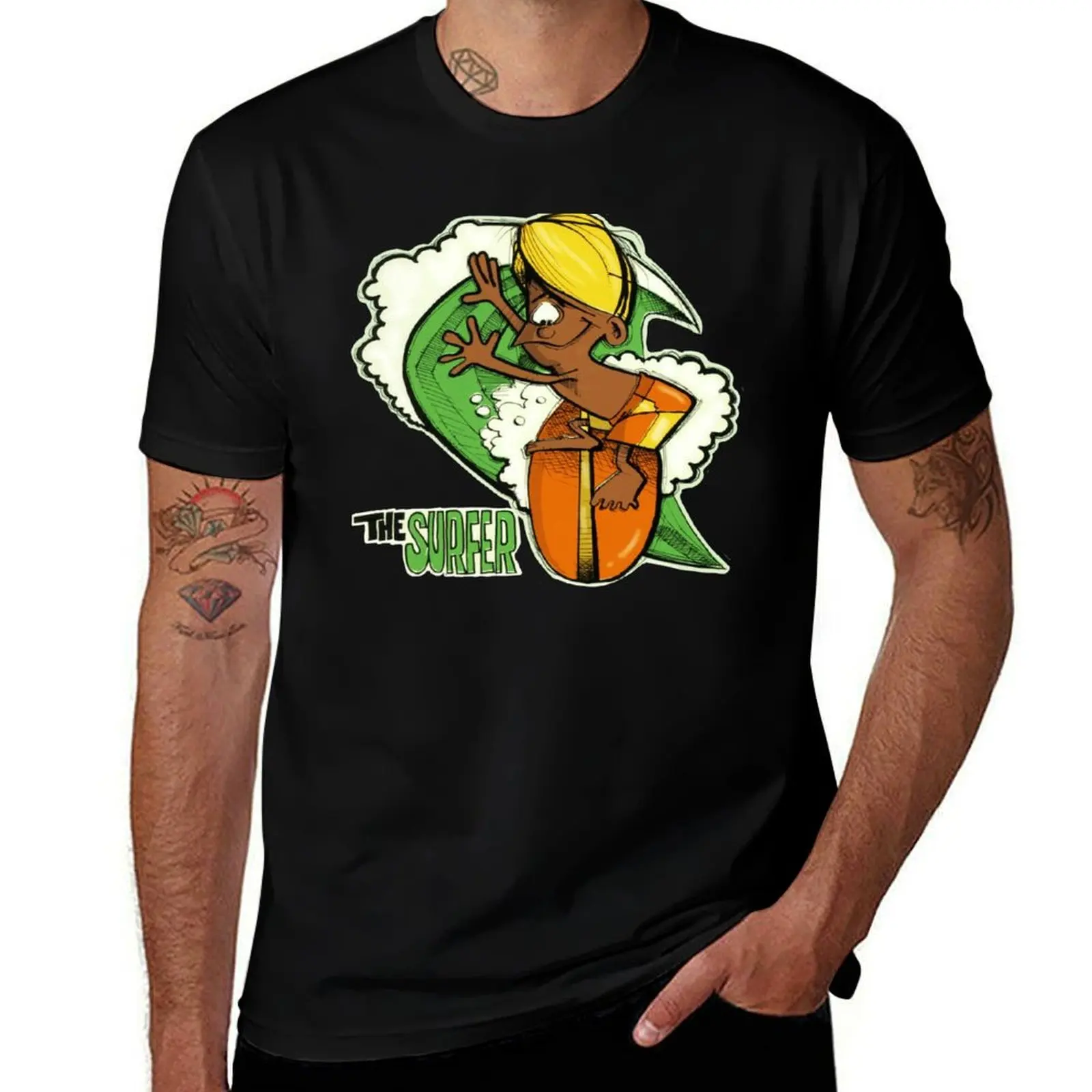 Murphy the Surfer - vintage retro sixties surfer Big Wave rider T-Shirt Quick Dry Fishing T-Shirt