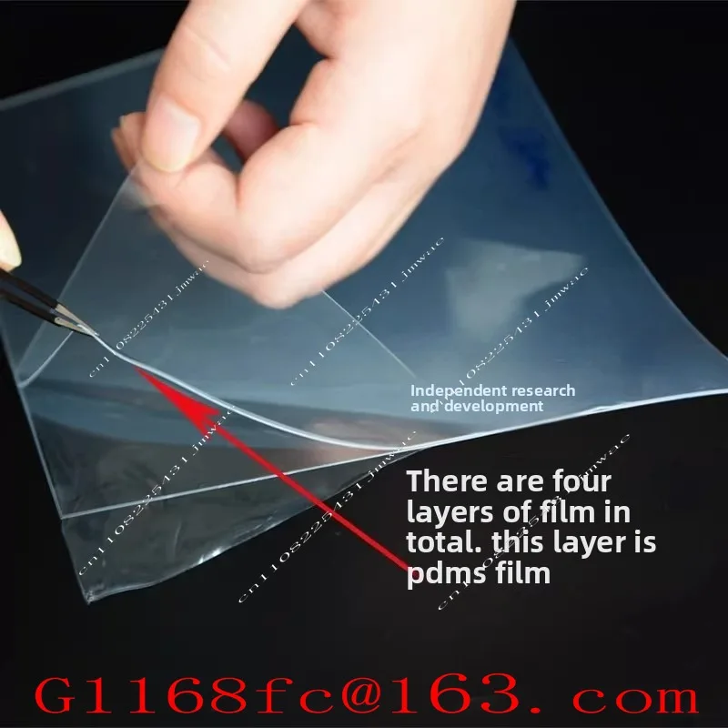 Suitable for SK Series PDMS Film, Low Modulus Pure Organic Silicon Film, Transparent Stretch Elastic Film