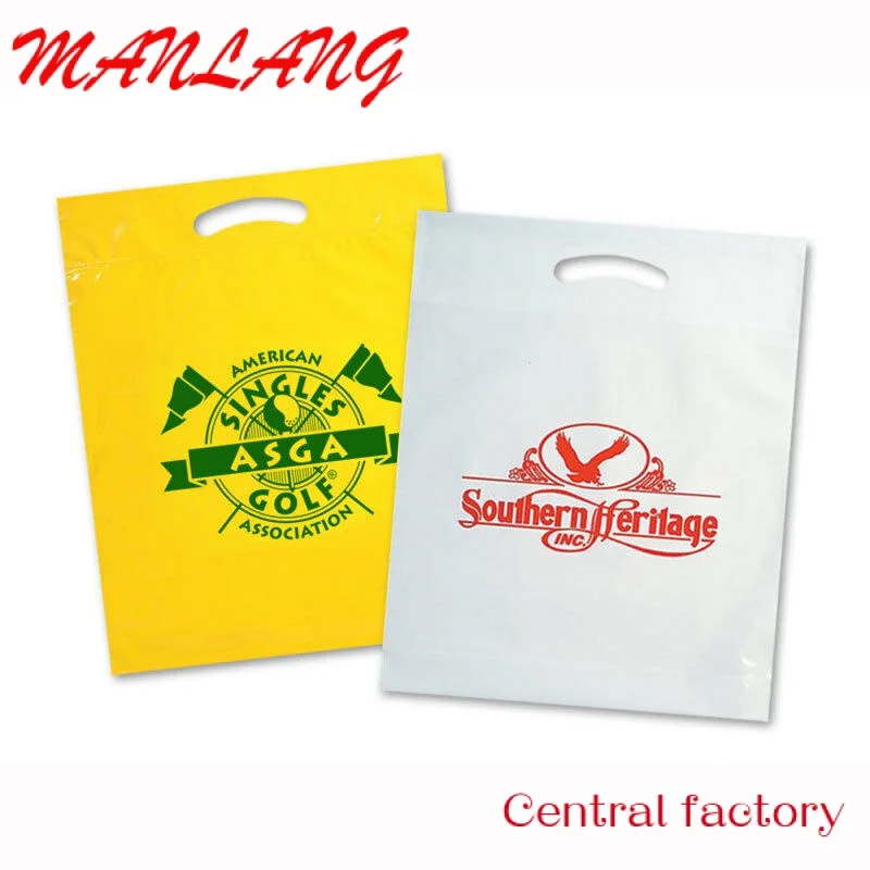 Custom  Custom logo biodegradable plastic shopping bag making packaging plastic bags with logos