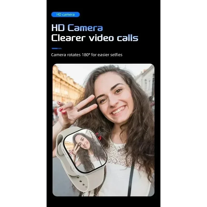 VP99 Smartwatch 4G LTE Android 2.29 بوصة شاشة Amoled ساعة ذكية مع 180 °   كاميرا دوارة Global Talk GPS WIFI فتحة بطاقة Sim