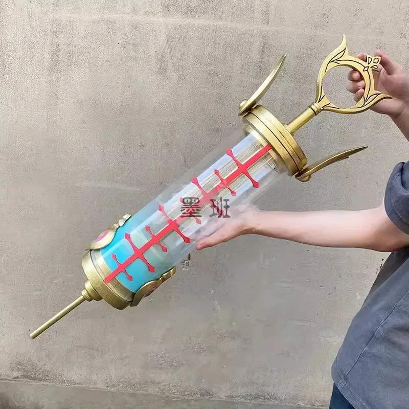 

Cy65CM Sigewine косплей шприц реквизит игра Genshin Impact аксессуар для костюма акриловый материал Хэллоуин реквизит для ролевых игр Хэллоуин