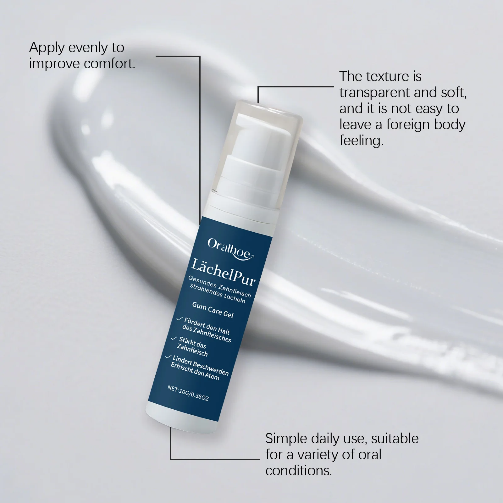 Rapid Gum Repair & Teeth Care Gel – Multi-Purpose Oral Serum for Tooth Sensitivity Stain and Tartar Removal and Deep Cleaning