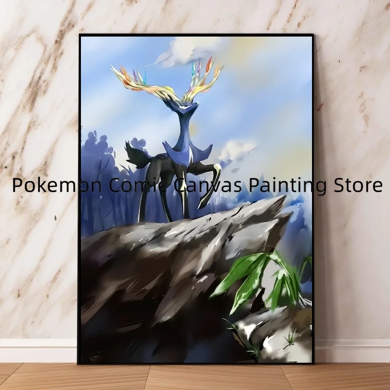 Japanese Surrounding Cartoon Pokemon Wall Stickers and Posters for Bedroom Decoration High Quality Pictures Art Decoration Home