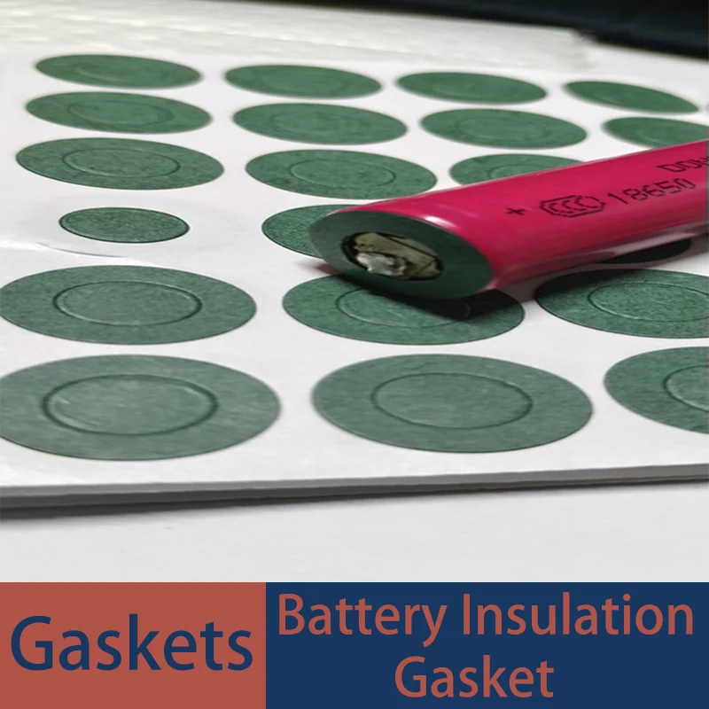 18650 21700 26650 Li-ion Battery Insulation Gasket Pack  20~500pcs Pack Cell Barley Adhesive Paper Glue Fish Electrode Pad