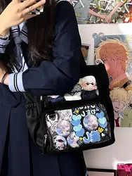 New Itabag Designer Large Crossbody Bags Ita Bag Nylon Tote Japanese Style Teenage Girls Shoulder Bag Clear Transparent Handbags