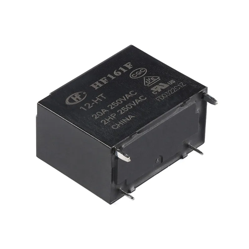 Original Hongfa relay HF161F/12-HT 12VDC 4 pins, a set of normally open, small high power