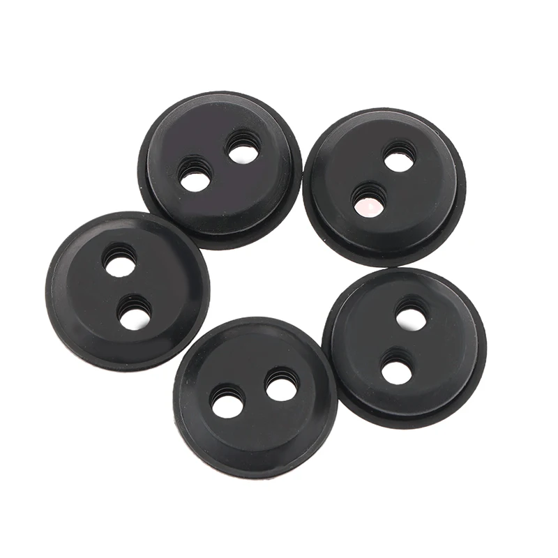 5Pcs Rubber Grommet 2 Holes Fuel Gas Tank Seal Grommet For Hedge Trimmer Weed Eater Brush Cutters Replacement Garden Supplies