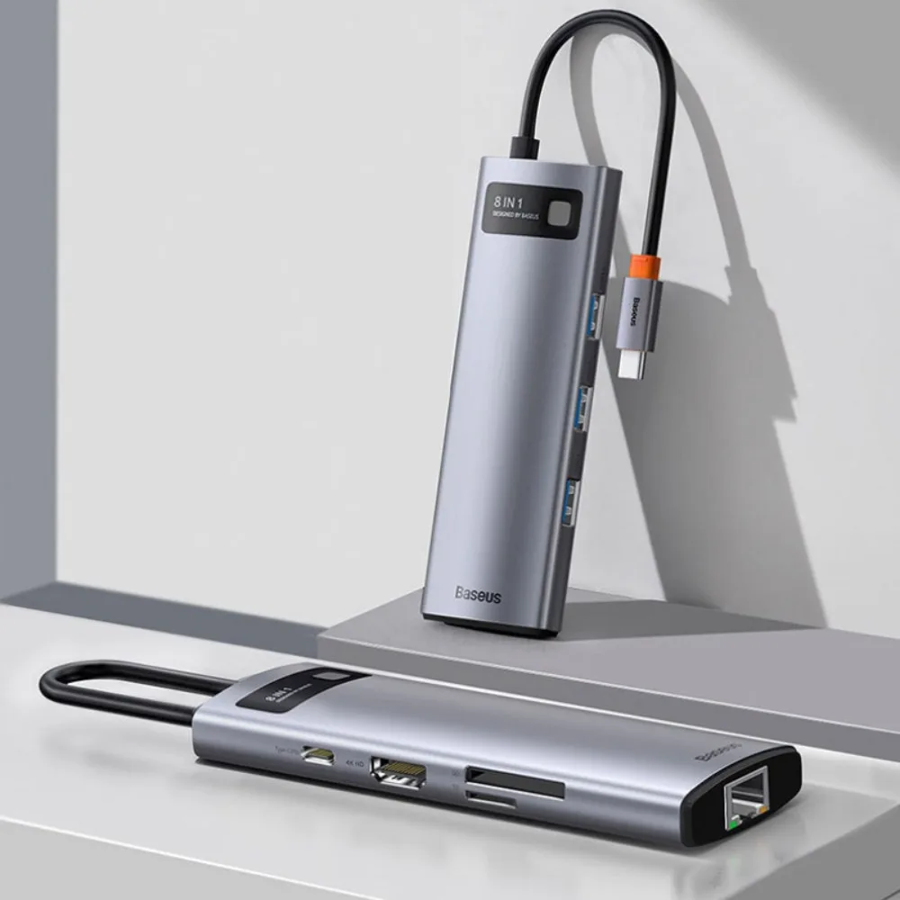 USBハブタイプCからHDMI互換,アダプター,イーサネットポート,Macbook Air m1 m2用ドッキングステーション,USBスプリッター,10gbps