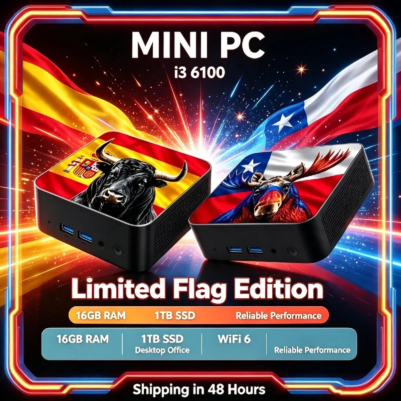Pc Gaming Desktop - Intel Core i3‑6100 Small Form Factor