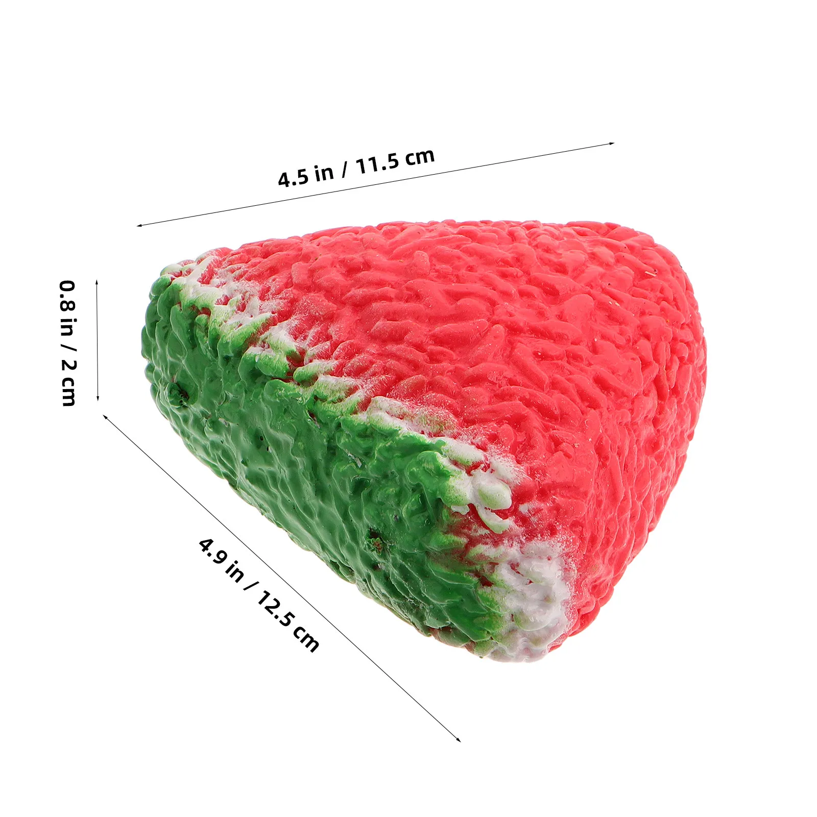 Creative Watermelon Slice Realistic Squeeze Ball Portable Sensory Play Party Favor Kids Stress Relief Gadget Desk Toys
