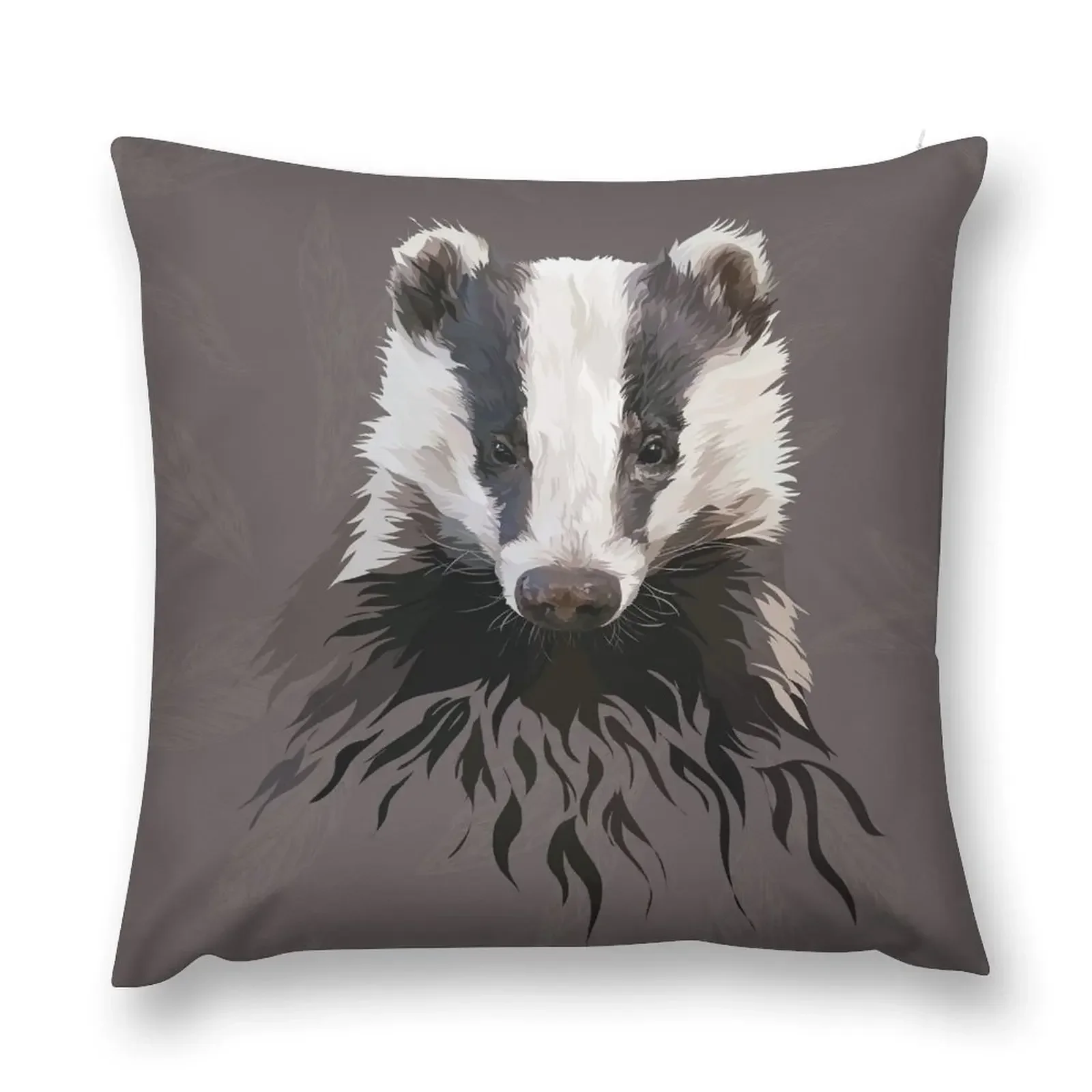 Woodland series BADGER Throw Pillow Decorative Cushions For Luxury Sofa Embroidered Cushion Cover pillow