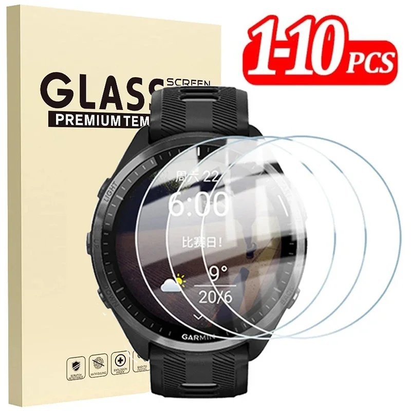 Protector de pantalla de vidrio templado para Garmin Forerunner 265 265s 965, película transparente antiarañazos templada, accesorios para Smartwatch