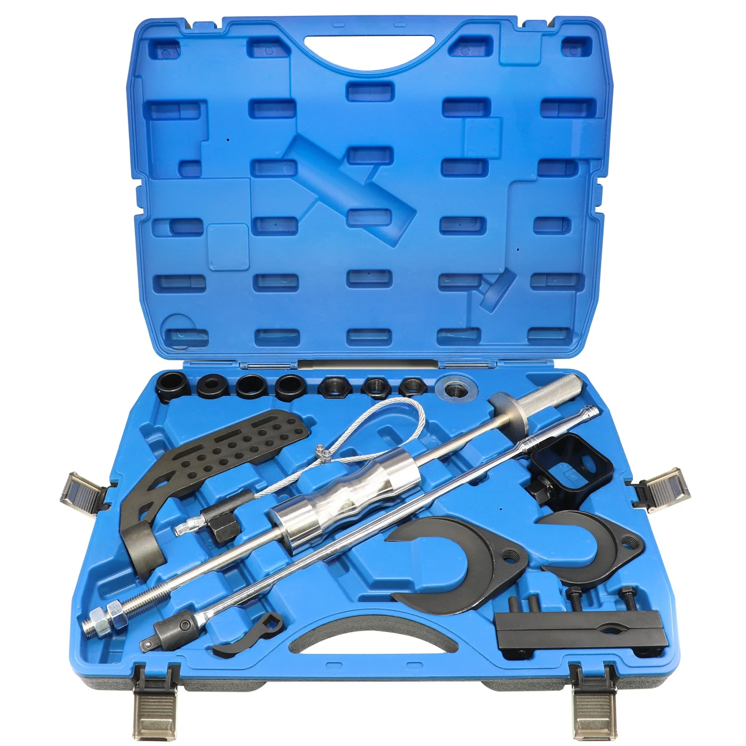 

Universal Master Inner CV Joint Puller Front Wheel Drive Axle Half Shaft Removal Tool Kit with Slide Hammer