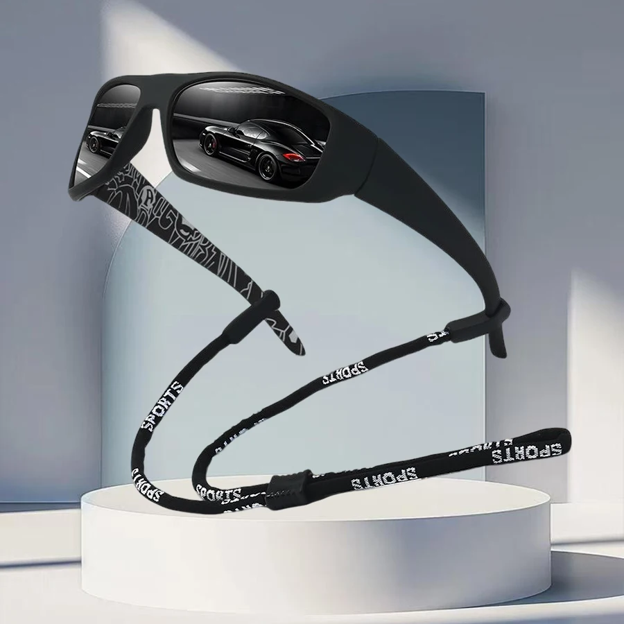 نظارات شمسية رياضية UV400 للرجال والنساء مع نظارات واقية لقيادة الصيد والجري #5