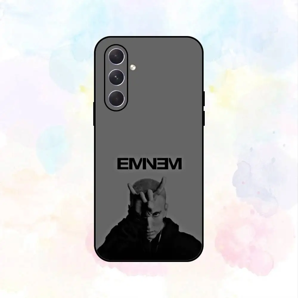 Rapper E-Eminem   Phone Case For Samsung Galaxy A73,A72,A71,A70,A53,A52,A51,Others Soft Black Shell