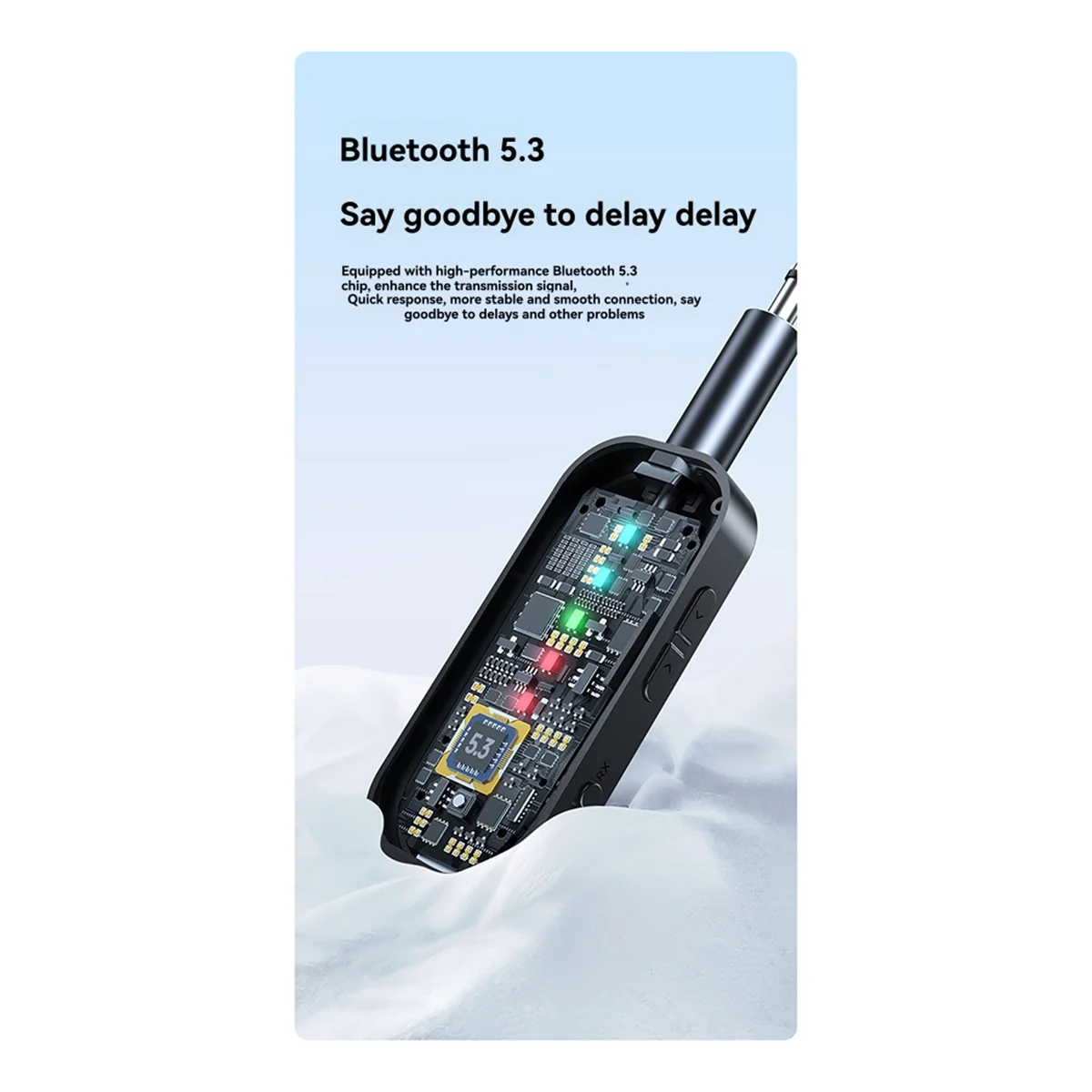 

NEW 2 in 1 Bluetooth Transmitter Audio Receiver 3.5MM AUX TF with Mic Handsfree Stereo Music Wireless Adapter for TV PC Car