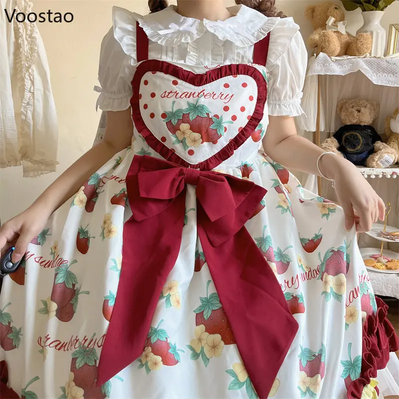 Japanese Sweet Cute Lolita Blouses Women Harajuku Kawaii Puff Sleeve Bow All-Match JK White Shirts Girls Chic Blusas Mujer Tops