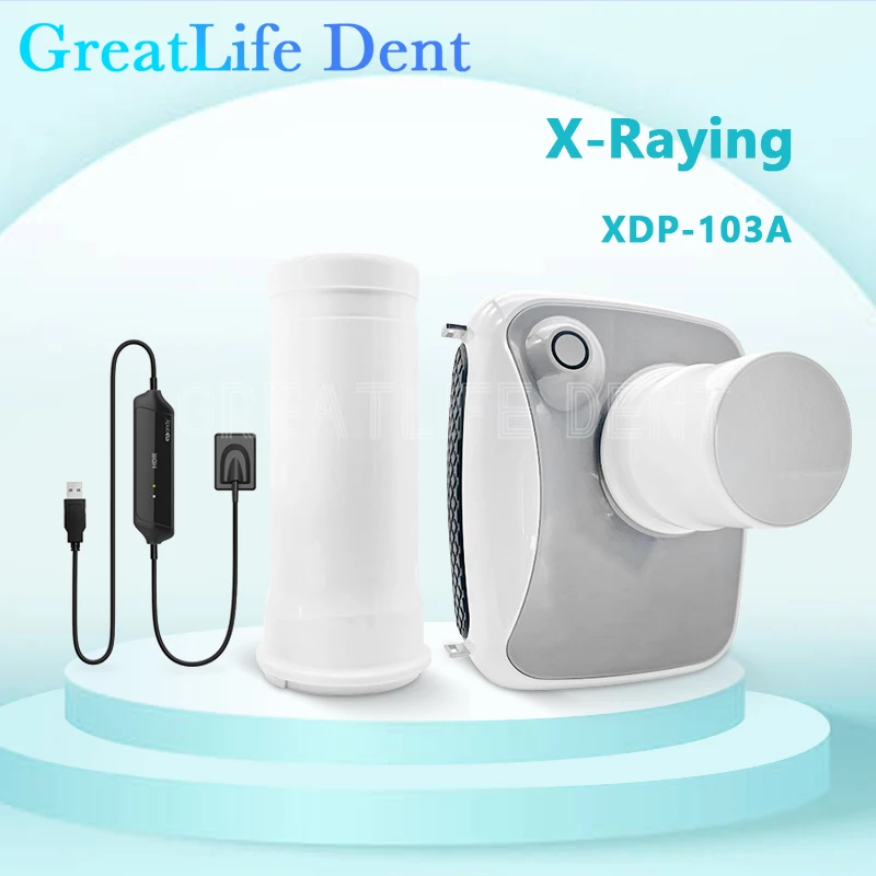 

GreatLife Dent Dental Hyperlight Mini Portable X-ray Machine Compatible Digital Radiovisiograph X Ray With Rvg Sensor Film Image