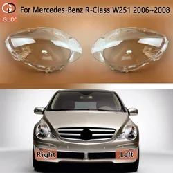 Front Headlight Cover Transparent Lampshade Headlamp Shell Plexiglass For Mercedes-Benz R-Class W251 R350 R500 2006 2007 2008