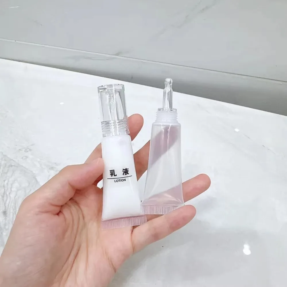 플라스틱 드로퍼 빈 병 휴대용 포장 액세서리 리퀴드 파운데이션 소프트 튜브 리필 가능