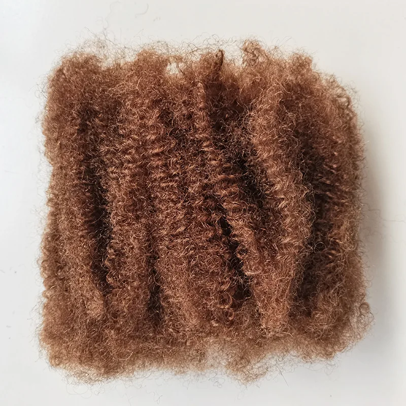 50グラム # 27/30/4/Bug 10-18インチ 4C アフロ キンキーカーリー 人毛 クロシェヘア モンゴル産バージンヘア エクステンション ロックリペア ツイスト/ブレイド