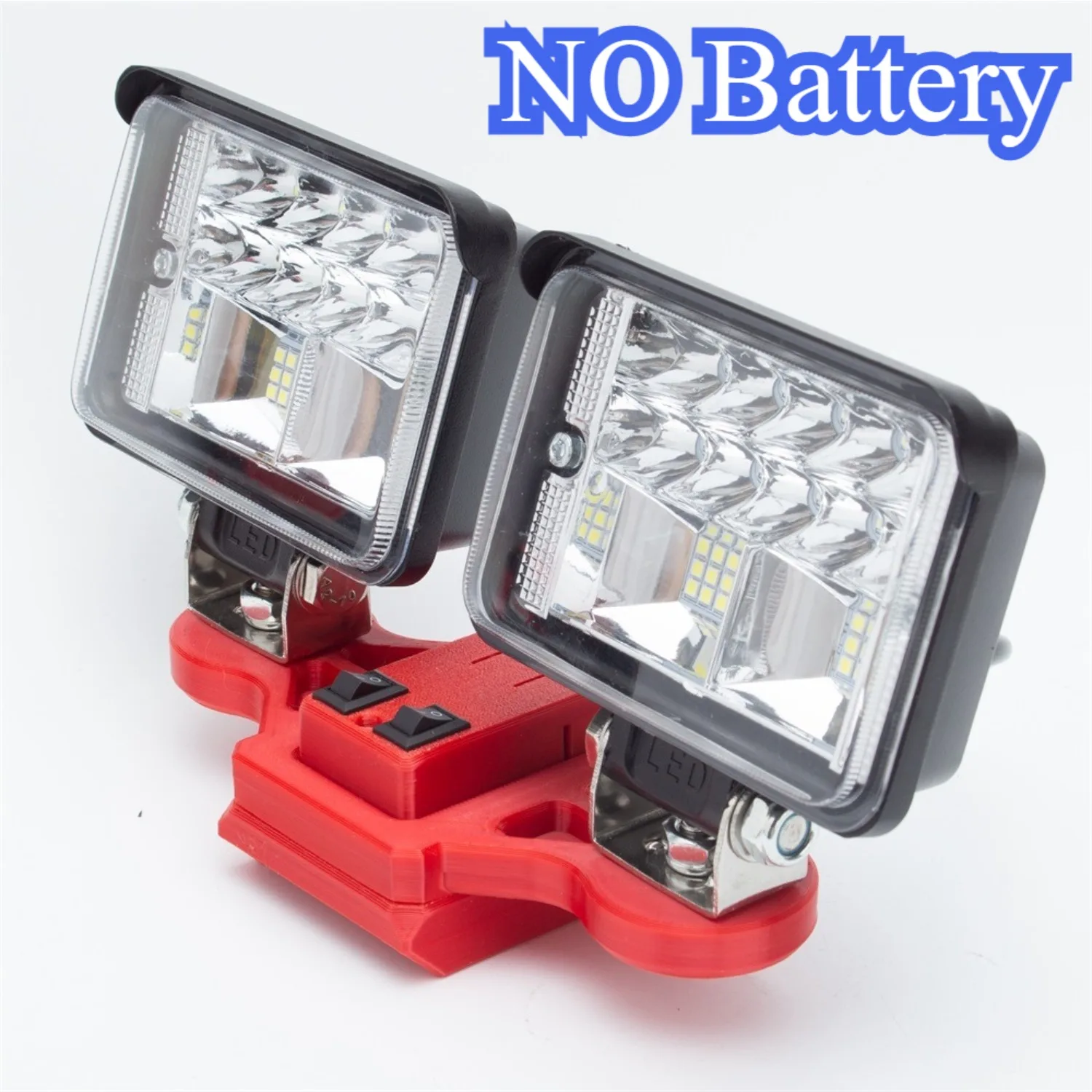 

Для аккумулятора OZITO 18V Li-Ion с быстрой зарядкой через USB, портативный светодиодный фонарь с двойной головкой для работы на улице и путешествий (без аккумулятора)