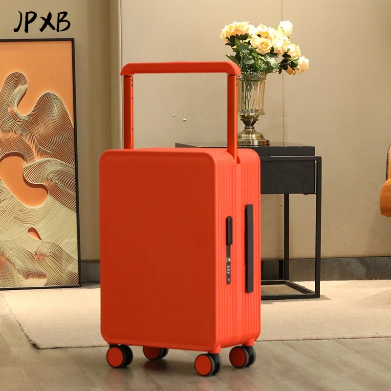 Suitcase Wide Universal Suitcase Travel Luggage Trolley Case Light Luxury Carrier 20 Inch Boarding