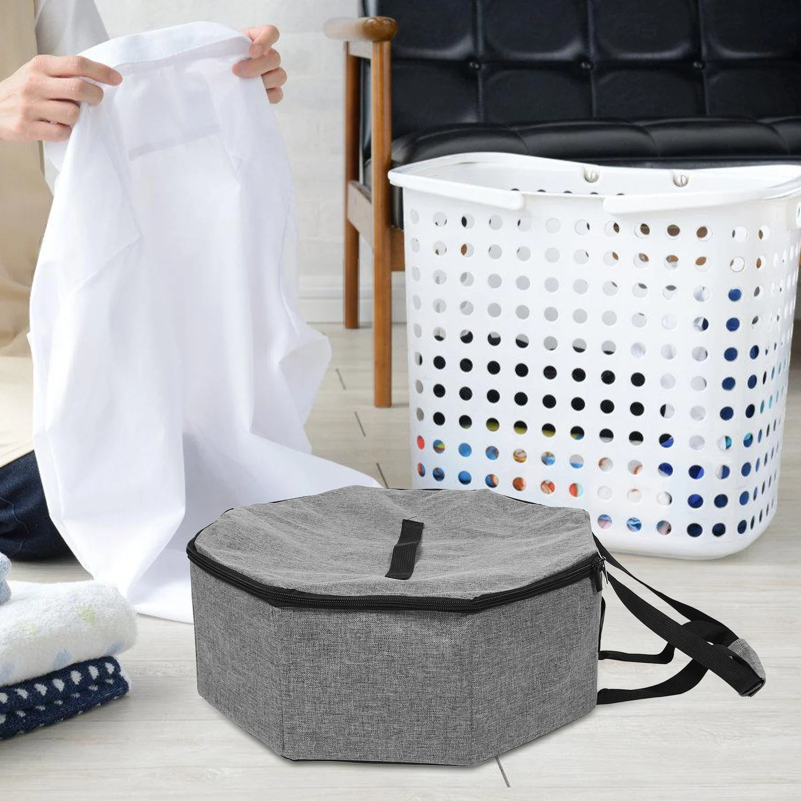 

Large Foldable Cowboy Hat Storage Bag with Handle Travel Organizer for Baseball Caps Men Women Hat Carrier Cap Organizer