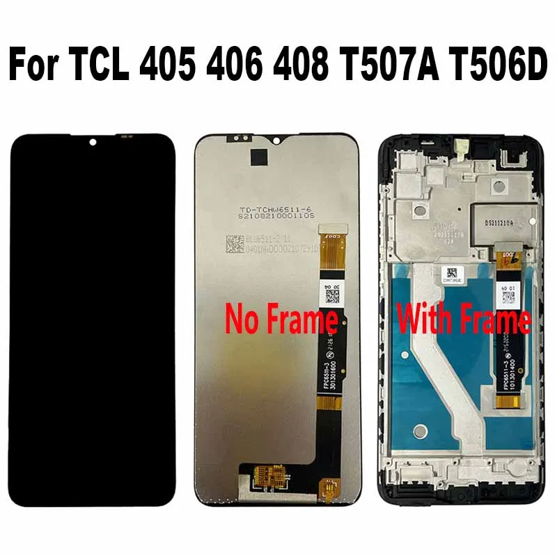 

For TCL 20B 6159 6159K 6159A LCD Display Touch Screen Digitizer Assembly For TCL 20 B 6159