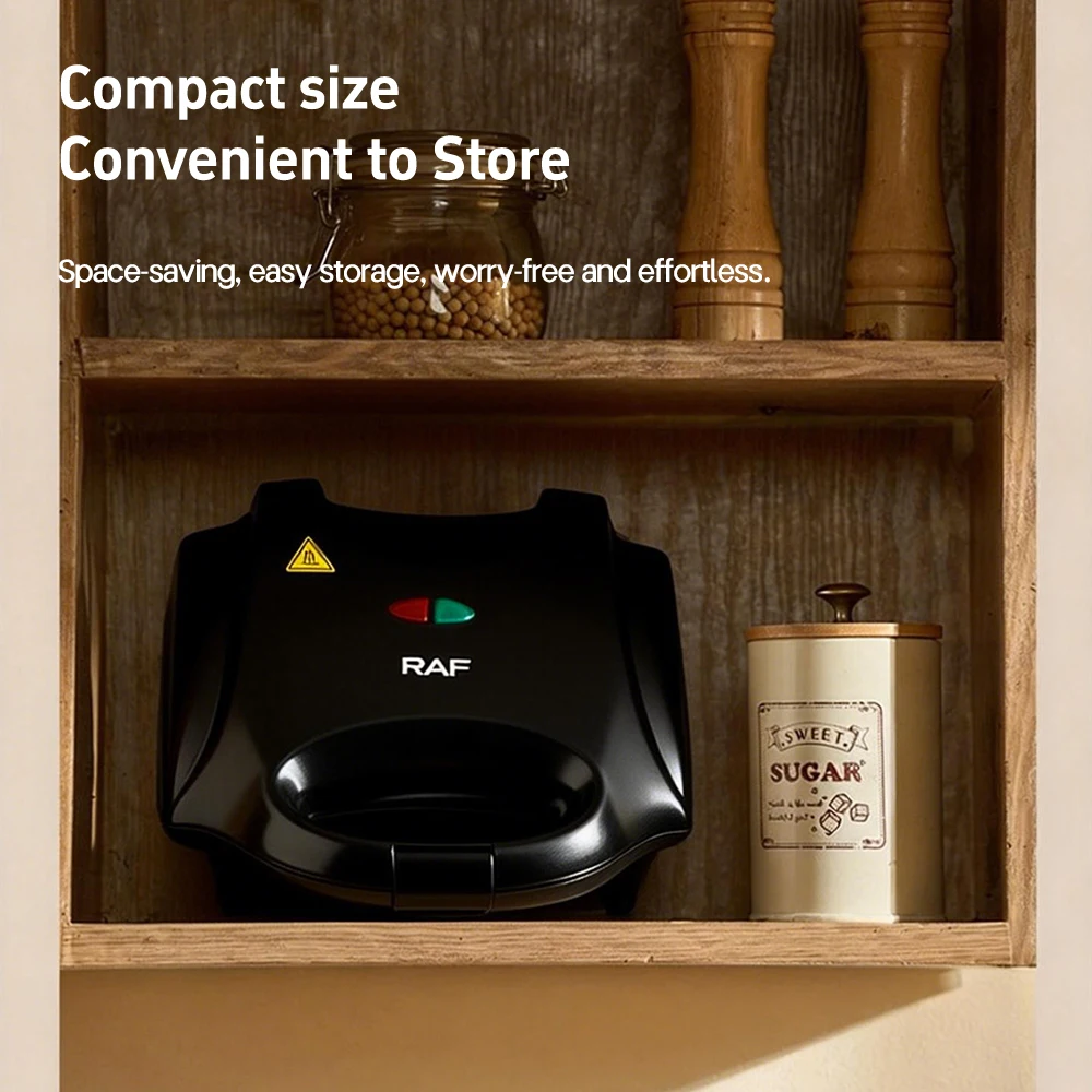 Electric Non-Stick Sandwich Waffle Maker Multifunction Kitchen Appliance Breakfast Cooking Machine Iron Pan