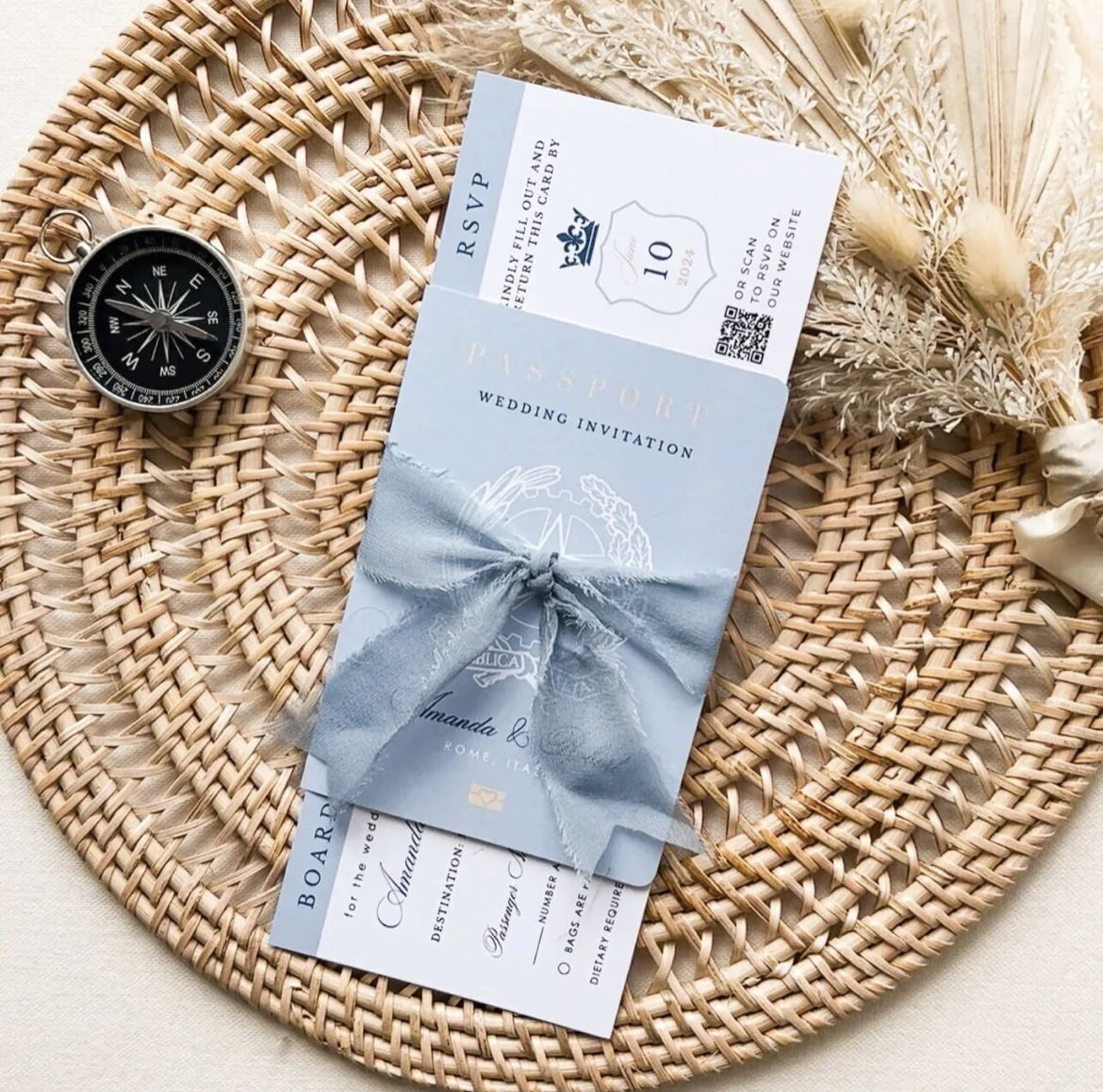 

30/100pcs Personalized Paper Invitations For Birthday Bastipm Party, Wedding Invite Card For Guests