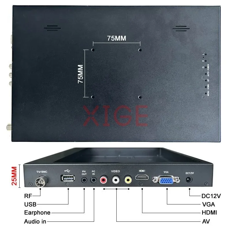Imagem -02 - Controlador Driver Board com Metal Shell Monitor Kit Faça Você Mesmo 40 Pin Lvds Vga Hdmi av Usb Sinal de tv Analógico Fit Lp156wh3tl 156 1366x768
