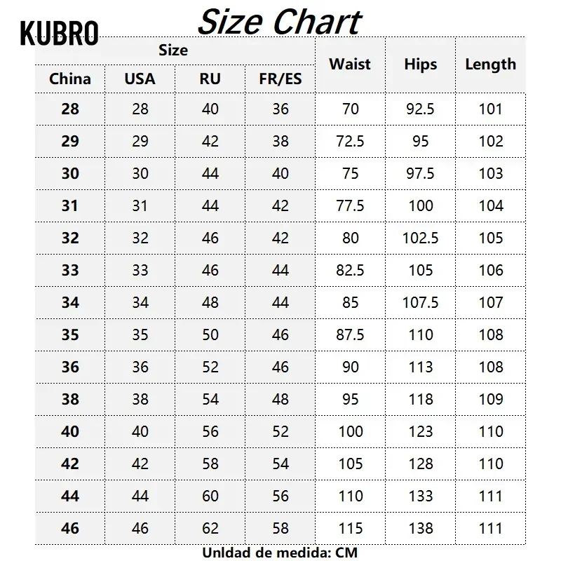 Kubro-メンズカジュアルフリースジーンズ、ストレートパンツ、ソフトコットン、ストレッチ、ウォーム、ビジネス、韓国ファッション、プラスサイズ28、46、秋冬