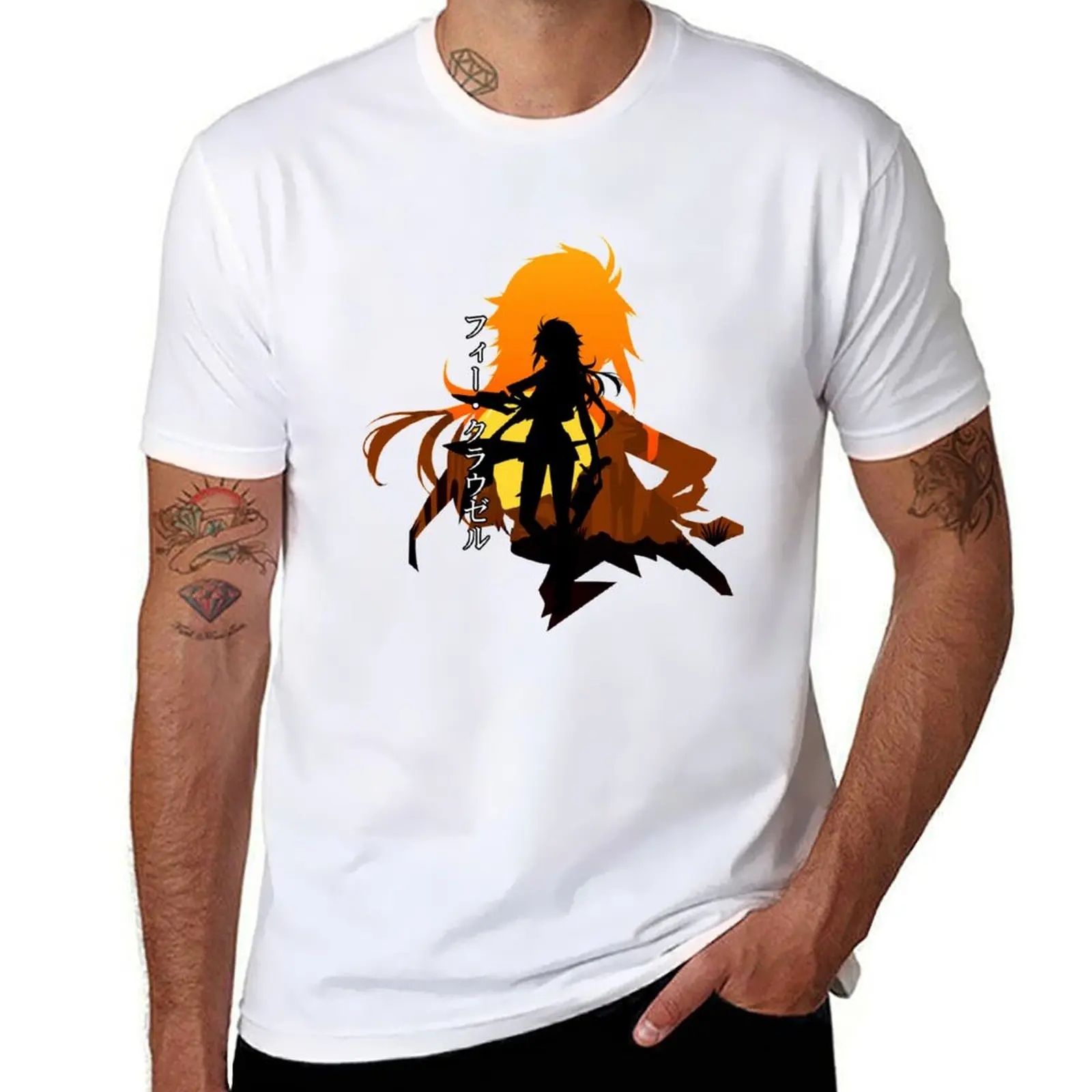 

Fie Claussell silhoutte T-Shirt funny t shirts dark humor man t shirts high quality luxury brand T-Shirt