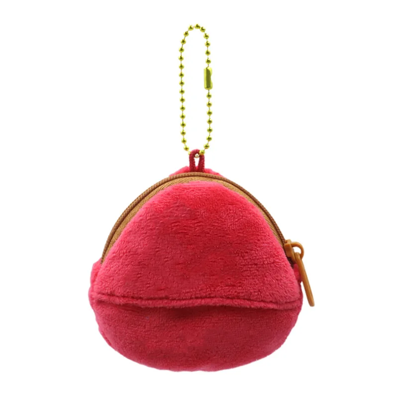 Japanese Style Mofusand Shark Cat Plush Keychain Cartoon Mini Portable Coin Purse Earphones Storage Bag Student Festival Gift view 5